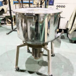 日水化工社製　中古タンブラー・混合機（ミキサー）　【EK-02】　【5馬力3.7kW】　【容量150kg】　側面画像のサムネイル