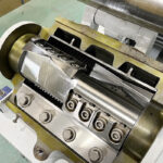 ホーライ社製　中古プラスチック粉砕機　【P-1328】　【2馬力1.5kW】　刃部画像2のサムネイル